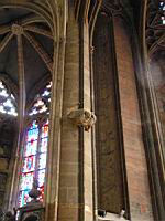 Toulouse, Cathedrale Saint-Etienne, Pilier avec console